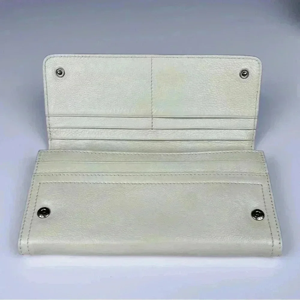 Prada Vanilla Leather Etiquette Continental Wallet - Picture 5 of 10